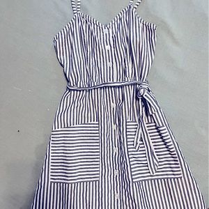 Boutique Button Up Dress w/ Pockets